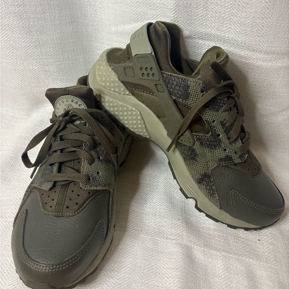 Nike Women’s Dark Olive and Gray Sneakers